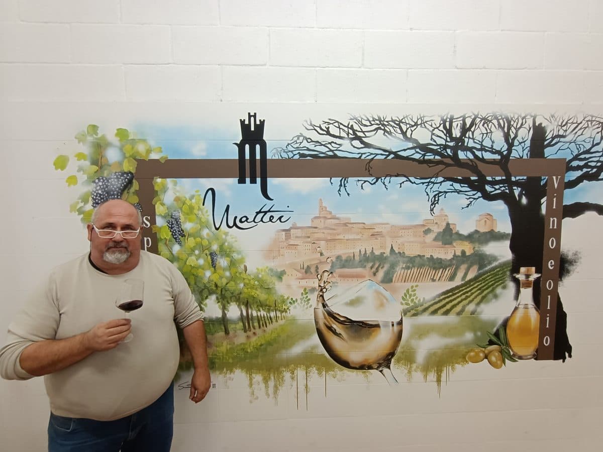 Degustazione del Verdicchio dei castelli di Jesi a Podere Mattei 4