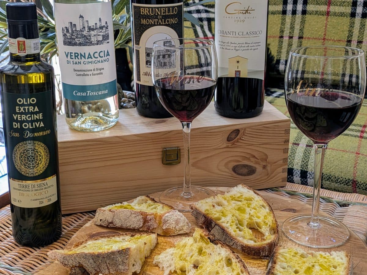 Degustazione presso l' Enoteca di San Domenico: Vernaccia di San Gimignano, Chianti Classico & Brunello di Montalcino 4